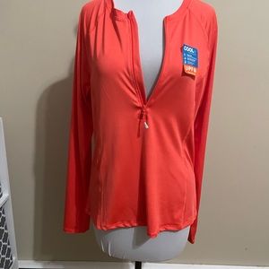 American Outdoorsman Sun Protection 1/2 Zip Suntee - New With Tags